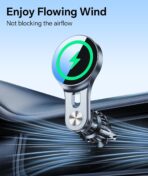 for 15W Magsafe Car Mount Charger【Long Arm】 Magnetic Wireless Car Charger Magsafe Charger Car Accessories Mag Safe Car Mount Holder Vent Magsafe Car Charger Mount for iPhone 16 Pro Max 15 14 13 Plus - Image 7