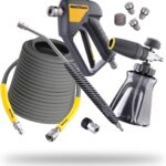 Active Pressure Washer Accessory Bundle, Adaptable for All Electric & Gas Pressure washers w/ M22-14mm Connections. Swivel Gun, Foam Cannon, Lance & 50’ Hose for DIY car wash & Professional Detailing