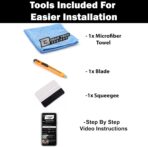 BOGAR TECH DESIGNS Full Headlight Taillight Tint Kit Compatible with Cadillac Lyriq 2023-2025, Dark Smoke - Image 7