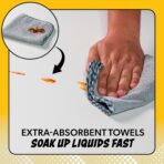 Chemical Guys Microfiber Towels for Cars Microfiber Cleaning Cloth Multi Color Drying Towels Car Detailing for Wash Interior and Glass, 14 x 12 Inch - 6 Pack - Image 3