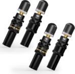 4PCS Tire Deflator,10-30 PSI Adjustable Auto-Stop Tire Deflators Offroad Accessories,Air Down Tire Deflators 4x4,Screw-on Air Down Tire Tool for Trucks,Motorcycle,Jeep