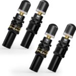 4PCS Tire Deflator,10-30 PSI Adjustable Auto-Stop Tire Deflators Offroad Accessories,Air Down Tire Deflators 4x4,Screw-on Air Down Tire Tool for Trucks,Motorcycle,Jeep