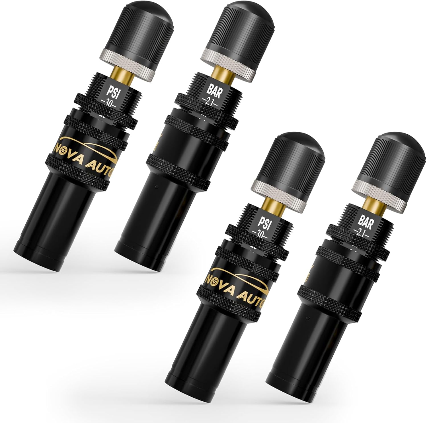 710Nd69VtzL._AC_SL1500_.jpg 4PCS Tire Deflator,10-30 PSI Adjustable Auto-Stop Tire Deflators Offroad Accessories,Air Down Tire Deflators 4x4,Screw-on Air Down Tire Tool for Trucks,Motorcycle,Jeep - Image 1