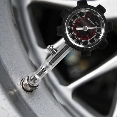 High-Precision Mechanical Tire Pressure Gauge with Black Protective Case Small Vehicle Tire Air Gauge Tool for Car Pressure Replacement and Monitoring - Image 5