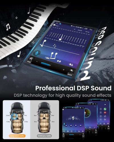 10.4 inches Android12 Car Stereo Ford Focus Radio Upgrade 2012-2018 with Touch Screen 1024 * 768 RDS Auto with GPS Bluetooth 5GWiFi Backup Camera - Image 4