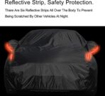 Full Car Covers for Sedan, Car Cover Waterproof All Weather Windproof Dustproof UV Protection Scratch Resistant Indoor Outdoor Univers - Image 5