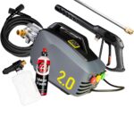 Adam's Polishes Active Pressure Washer 2.0 & Mega Foam Car Soap (5 Item) Powerful, Lightweight, Portable Electric Pressure Washer Sprayer | 1800 PSI, 2.0 GPM | for Car Home Auto Patio RV Motorcycle