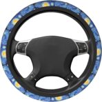Starry Night Steering Wheel Cover, Non Slip Durable Auto Car Accessories Universal 15 Inch - Image 3