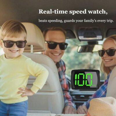 Digital GPS Speedometer MPH, Heads Up Display with Large LED Font, Golf Cart Universal HUD Speed Meter for Car, Truck, Motorcycle - Image 5