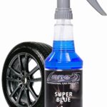 LANE'S Super Blue Tire Dressing Spray | High-Gloss Car Tire Shine Spray | No Sling, No Run, Long Lasting | Protects from Cracks & UV Rays | Non-Greasy Automotive Dressing & Cleaner | 16oz