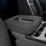 JOYTUTUS Center Console Cover Compatible with Silverado Sierra 2014 2015 2016 2017 2018 Jump Seat, Neoprene Arm Rest Armrest Cover for Car, Durable Middle Console Cover Replacement for Trucks