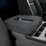 JOYTUTUS Center Console Cover Compatible with Silverado Sierra 2014 2015 2016 2017 2018 Jump Seat, Neoprene Arm Rest Armrest Cover for Car, Durable Middle Console Cover Replacement for Trucks