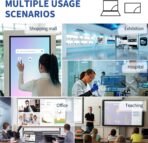 43 inch Capacitive Multi-Touch Screen Industrial Monitor, 16:9 Display 1920 x 1080P, Built-in Speakers, USB, VGA, DVI & HD-MI Ports, Digital Signage Displays and Player for Advertising - Image 6