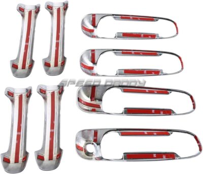 Tailgate + Door Handle Cover (Chrome) For 2002- 2008 Dodge Ram 4DR - Image 5