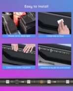 Govee Underglow Car Lights, 4pcs RGBIC Smart LED Lights for Cars with 16 Million Colors and 10 Scene Modes, App Control, Neon Accent Strip Lights for SUVs, Trucks, DC 12-24V - Image 7