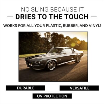CAR GUYS Tire Shine Spray | The Perfect Shine | Durable and User Friendly Tire Dressing | Long Lasting UV Protection for Black Tires, Wheels, & Rubber | 18 Oz Kit with Applicator Pad - Image 6