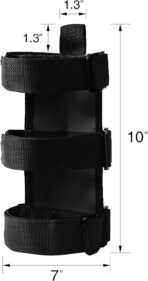 Fire Extinguisher Mount for Roll Bars - Adjustable, Secure, Easy 1 Min. Install with No Tools - for JK JKU JL TJ CJ - Stainless Hardware. Great Wrangler Accessories - Image 4