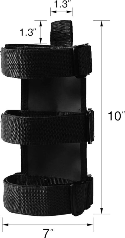 Fire Extinguisher Mount for Roll Bars - Adjustable, Secure, Easy 1 Min. Install with No Tools - for JK JKU JL TJ CJ - Stainless Hardware. Great Wrangler Accessories - Image 4