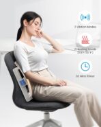 COMFIER Heated Lumbar Support Pillow with Vibration Massage, Back Support Cushion for Office Chair, Adjustable Height up to 18.1 in – Thoughtful Gifts for Mom Dad Women Men - Image 6