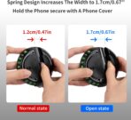 Universal Anti-Slip Car Dashboard Mat with 360° Rotating Phone Holder – Multi-Functional Organizer Pad for Phones, Sunglasses, Keys, and Daily Essentials (Gray Black) - Image 4