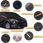 16-Layer Special Full Car Cover Fit for 2006-2023 MERC-edes Benz S Series S400 S550 S63 AMG, Ultra Heavy 600D Oxford Cloth, All-Weather Protection Summer Sun Exposure Winter Snow Rain Dust UV - Image 2