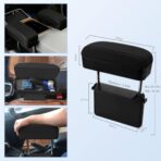 CDEFG Car Armrest Support Elbow Rest Pad Armrest Extender Console Storage Organizer Universal Fit for Most Cars - Image 2