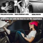 XCBYT Car Window Shades - 4 Pack Car Window Covers 99% UV Protection Magnetic Fordable Privacy Sun Shade for Baby - Image 4