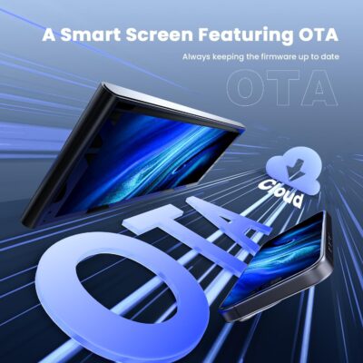 9.26" Wireless Portable Car Play Screen for Apple CarPlay & Android Auto, OTA Updates, Backup Camera, Mirror Link, 5.0 Bluetooth, Voice Control, GPS Navigation, FM - Image 7