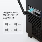 TP-Link USB Bluetooth Adapter for PC, Bluetooth 5.3 Long Range Receiver, Plug and Play, Adjustable Antenna, Supports Windows 11/10/8.1/7 for Desktop, Laptop, Keyboard, Mouse, etc (UB500 Plus) - Image 5