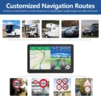 GPS Navigator for Car Truck RV, Latest 2026 Map(Free Lifetime Updates) 7 inch Touch Screen Car GPS Navigation,Support Voice Turn Direction Guidance/Speed and Red Light Warning/Custom Truck Routing - Image 3