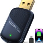 Mini Wireless CarPlay & Android Auto Adapter for iPhone & Android Phone (2026 Upgrade), No Lag, Fast Stable Connection, Converts Wired to Wireless CarPlay Dongle for 2016+ Cars, USB-A&C Port