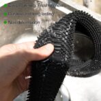 Steering Wheel Cover Black - Massage Grip Silicone Steering Wheel Covers Anti-Slip Universal Car Steering Wheel Cover for Men Women Driving Fatigue Relieving Fits 14-15 Inch - Image 5