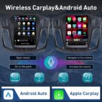 Ford Focus Car Stereo Radio 2012-2018 with Carplay/Android Auto, 10.4 Inch IPS Touch Screen Replacement with GPS Navigation Bluetooth 5GWiFi Mirror Link Backup Camera, 2G RAM 32G ROM - Image 3