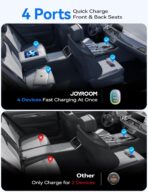 120W for iPhone 17 16 Pro Max Car Charger USB C Fast Charge, 4-Port Car Charger Cigarette Lighter Adapter, Dual 60W USBC & USB-A Multiport Car Adapter for iPhone 17 Pro/15/14/13, Galaxy S26/S25, iPad - Image 5