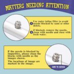 16 Inch Undercarriage Pressure Washer Attachment, Pressure Washer Undercarriage Cleaner, Under Car Washer Attachment with 3 Extension Wand, 4000 PSI - Image 8