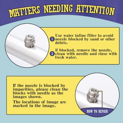16 Inch Undercarriage Pressure Washer Attachment, Pressure Washer Undercarriage Cleaner, Under Car Washer Attachment with 3 Extension Wand, 4000 PSI - Image 8