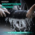 Microfiber Towels For Cars 2-Pack Car Drying Towel 1300 Gsm Ultra-Large Soft Microfiber 35" x 27.5" & 19.7" x 11.8" Towels Are Great For Car And Home Cleanups No Streaks, Scratches Or Water Spots - Image 4