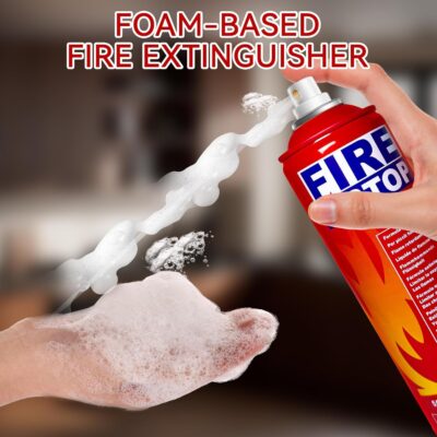 4-Pack Fire Extinguisher with Mount Brackets，Portable for Home, Kitchen, Car, Boat，BBQ -Multi-Purpose Fire Protection - Image 5