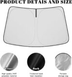 Car Windshield Sun Shade for Hyundai 2018-2023 Kona Accessories (OEM Design) Reflective Foldable Heat Insulation Sunshade for Ultimate Protection - Image 5