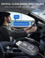 [Upgraded] AUX to Bluetooth 5.3 Adapter for Car, Bluetooth Receiver USB 2.0 to 3.5mm Jack Kit for Car Audio/Home Stereo/Speaker, Hands-Free Calling/Music Streaming, Auto On, USB-Powered - Image 4