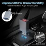 2 in 1 Wireless CarPlay and Android Auto Adapter 2025 for iPhone, Easy to Upgrade Wired CarPlay to Wireless, Mini Car Play Dongle with USB A/C for Apple iOS 10+ & Android 11+, For Cars 2016+, No Delay - Image 7