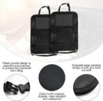 Car Seat Back Organizer, 2 Pack Backseat Storage Bag with Touch Screen Tablet Holder & 9 Pockets, Durable Waterproof Oxford Fabric, Travel Accessories, Road Trip Essentials for Kids - Image 3