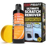 Carfidant Scratch Repair and Swirl Remover - Car Paint Scratch Remover & Restorer Kit with Buffer Pad - Polishing & Waxing Kits - Compound for Vehicles Paint Repair - 8.4 fl. Oz.