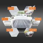 uxcell 3XL Non-Waterproof SUV Cover - Lightweight Sun/Rain Protection for Mid-Size SUVs (4.9m X1.8m X1.5m) - Image 5