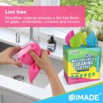 Microfiber Cleaning Cloth, 120 Pack Reusable Paper Towels Microfiber Towels for Cars Lint Free Washable Tissues Shop Rags with Dispenser Box for Home Kitchen Automotive, 11"x 9", Multicolor - Image 4
