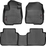 WeatherTech Custom Fit FloorLiners for Honda CR-V, CR-V Hybrid, 1st & 2nd Row (441110-1-2), Black