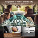 Littlelucky Car Air Freshener, 2 PCS North America Walnut Wood, Car Air Freshener Vent Clip for Hidden Air Vent etc, 4 PCS Scent Refills, 2 Natural Plant Extract Fragrance Long-lasting for 120 Days - Image 5