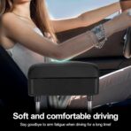 Car Armrest Storage Box Universal Armrest Extender Console Storage Case Center Armrest Adjustable Arm Relaxation Support Pad,Black - Image 5