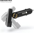 Scosche BTFM3 BTFREQ Universal Bluetooth Hands-Free Car Kit with Digital FM Transmitter and 10-Watt USB Car Charger - Black XL - Image 3