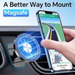 Kaistyle for Magsafe Car Mount【20 Strong Magnets】Magnetic Phone Holder for Car Phone Holder Mount Dash Mounted Holders Cell Phone Holders for Your Car Accessories for Women Men for iPhone 17 16 15 14 - Image 3